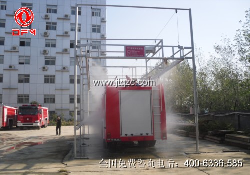 消防車(chē)密封性測(cè)試照片